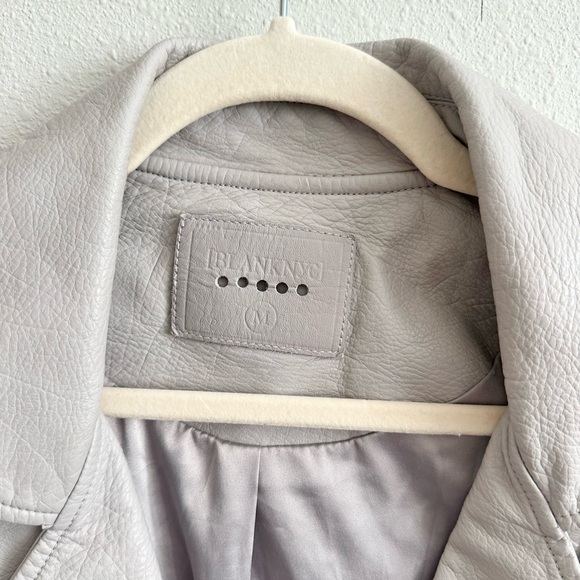 NEW Blank NYC On The Rocks Moto Jacket Faux Leather Size Medium - Picture 8 of 13